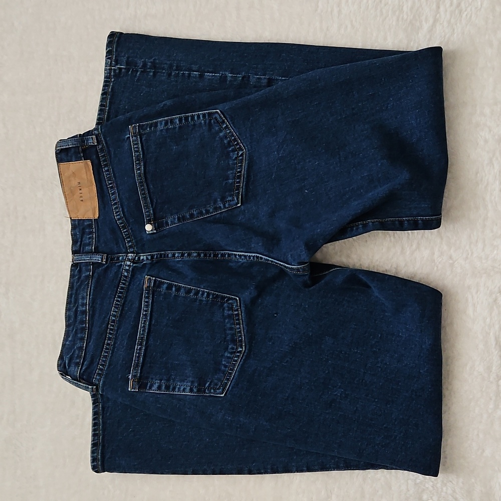 H&M Mom Jeans Ultra High Waist &Denim Blue 4 Button Fly - Picture 9 of 13